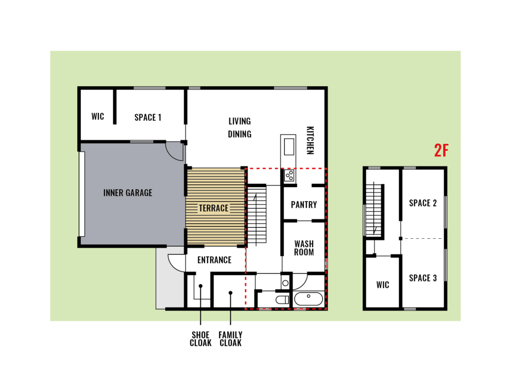 N-TERRACEの間取り図