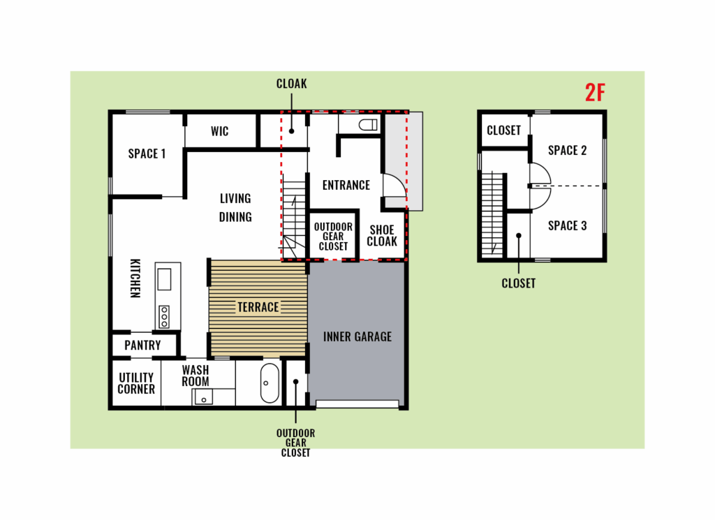 N-TERRACEの間取り図