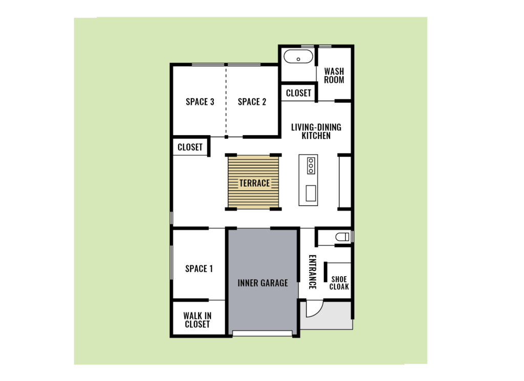 N-TERRACEの間取り図