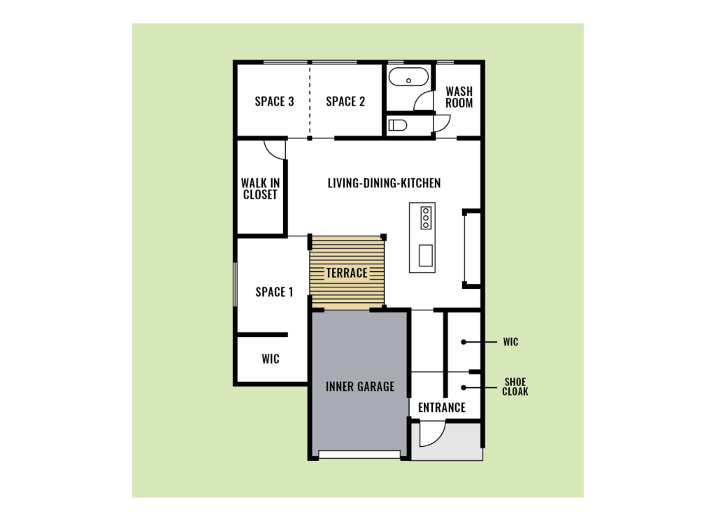 N-TERRACEの間取り図